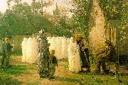 Jules Breton The Communicants Spain oil painting artist